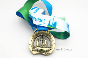 geprägte Medaille mit 3D Effekt