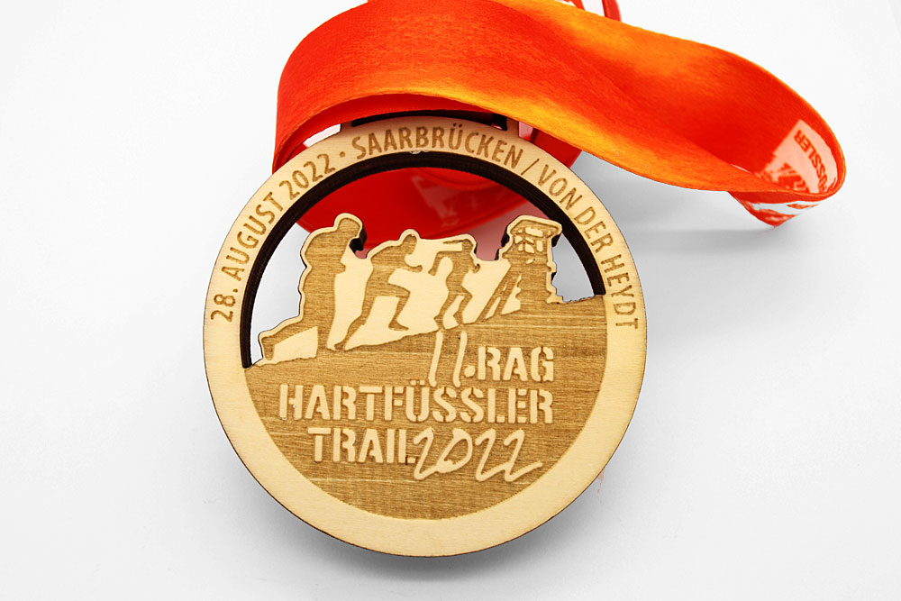 Holzmedaille individuell