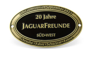 Oldtimerplakette Jaguarfreunde